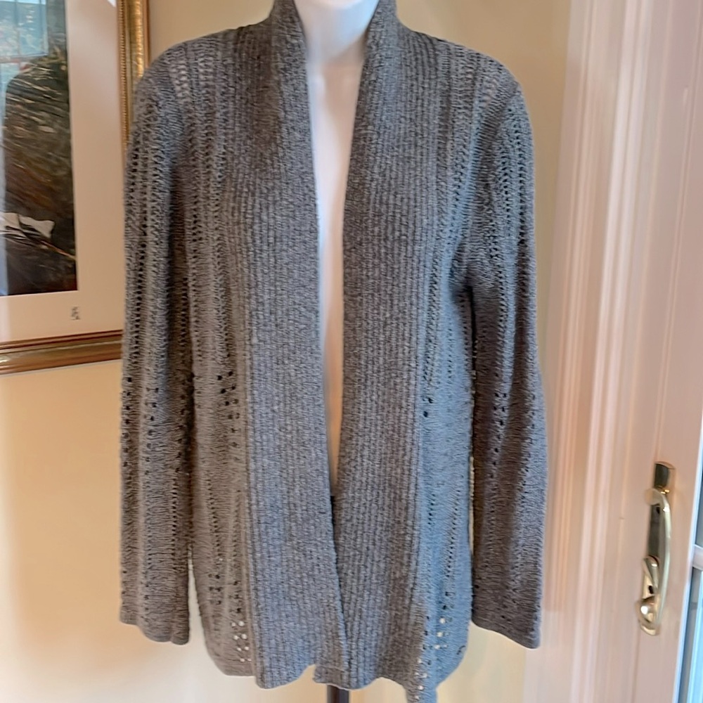 ROXY “OLD PINE” GRAY CARDIGAN EXCELLENT CONDITION SIZE S
